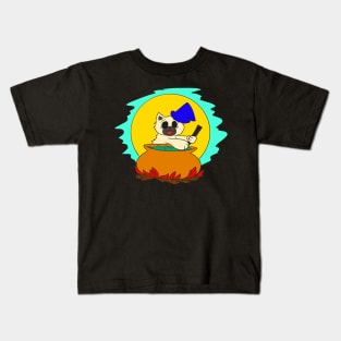 Halloween pictures on t-shirt for kids cat Kids T-Shirt